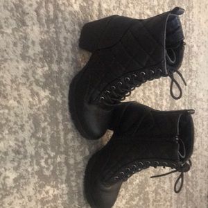 Black boots